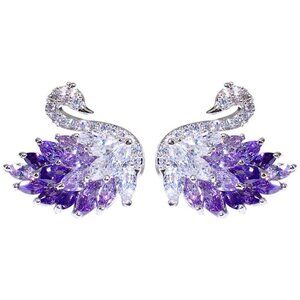 Swan Earrings
